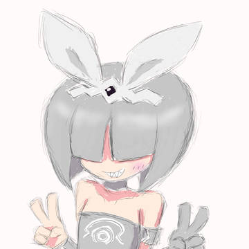 落書きダミ子