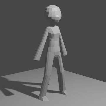 人間(作りかけ)×2