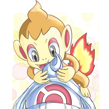 心寧はな&ヒコザル(ポケモン)
