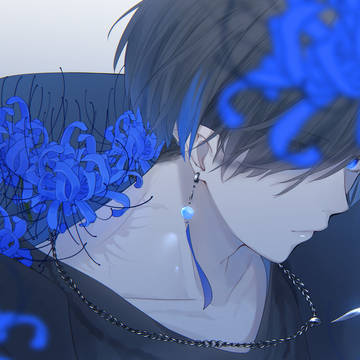 青の彼岸花
