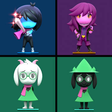 Deltarune Nendoroid Models