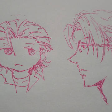 七ツ森くん練習中