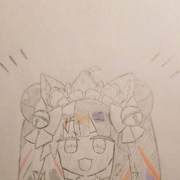 かにかま先生の夜見れなさんのイラスト模写