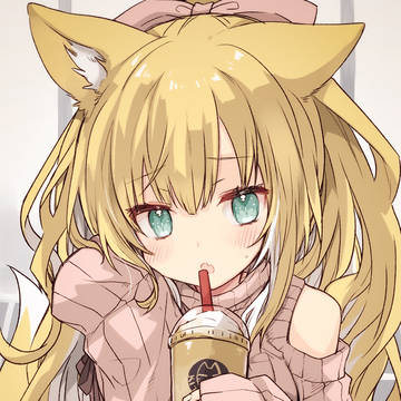 ふわふわちゃんがカフェに誘ってくれたよ
