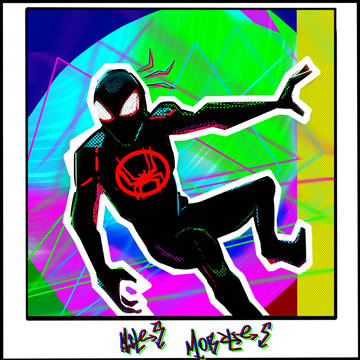 Miles Morales Sketch Fan - Art
