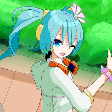 初音ミク_ストリートライブ