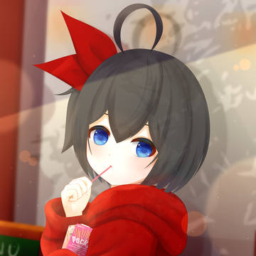 MAID-chan - Eating Pocky