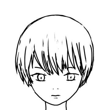 伏し目