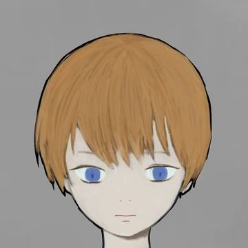 伏し目