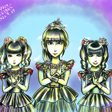 似顔絵(BABY METAL)