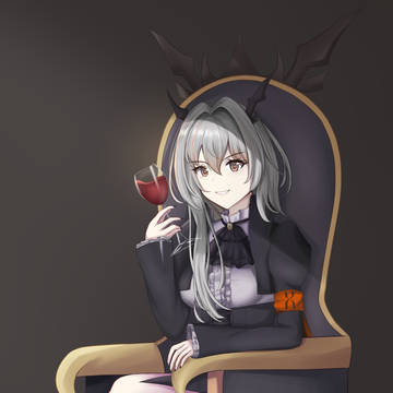 Talulah on the throne