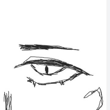 この男の髪を描くのを手伝ってくれませんか。