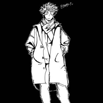 ゆーじくん落描き