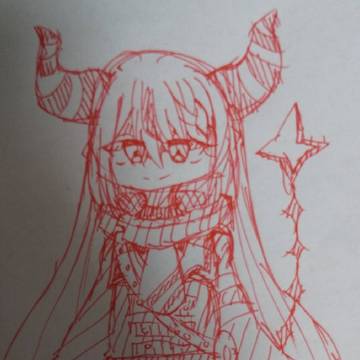 初描きラプ様