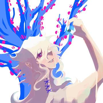 マーリンの服うろ覚えの時に描いたあと公式確認したら全然違った件