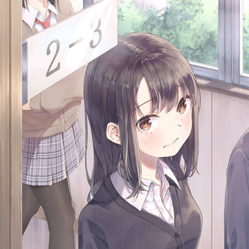 好きな人のクラスの前を用もなく通る女の子