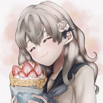 いちごクレープ