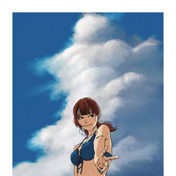 雲の下の少女