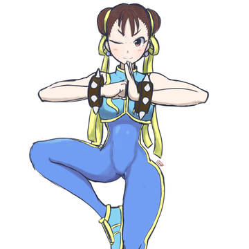 Chun-Li of the Street Fighter