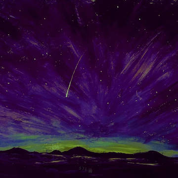 夜空 流星 我们