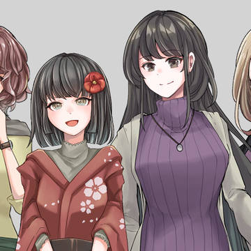 TRPG探索者立ち絵つめあわせ