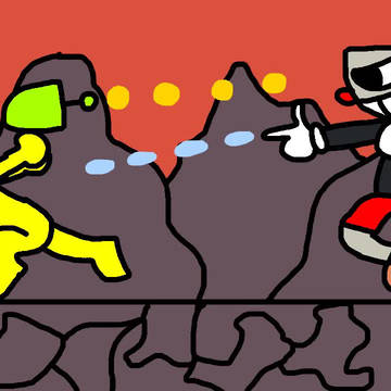 Alien Hominid Vs Cuphead