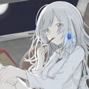 月白瞳美