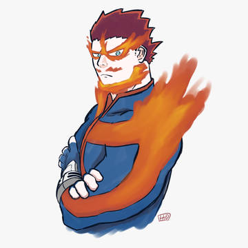 Endaevor of the My Hero Academia