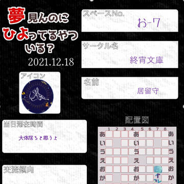 12/18 夢見んのにひよってるやついる?