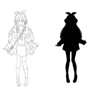 兔田族長新衣草稿
