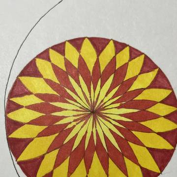 コンパス模様
