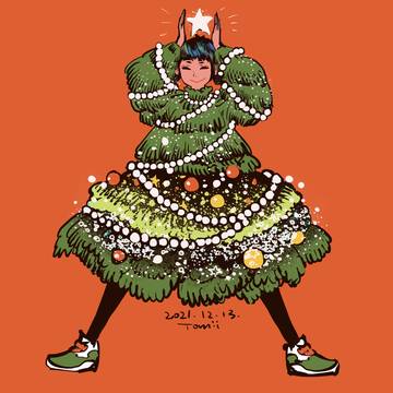 クリスマスツリー出した日