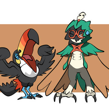 PokeArt - Winged Mates
