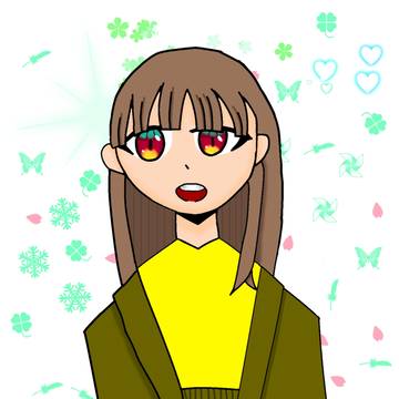 頑張って描いた女の子！