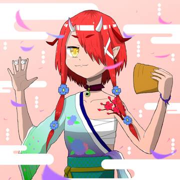賭博師（？）コスの鬼灯わらべ