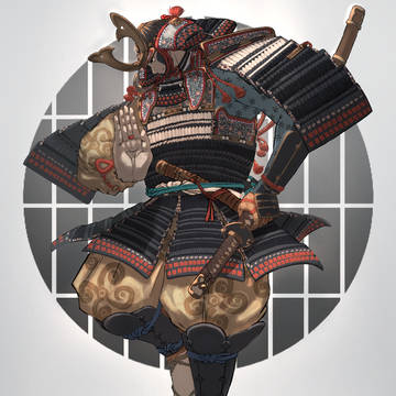 肩白武者