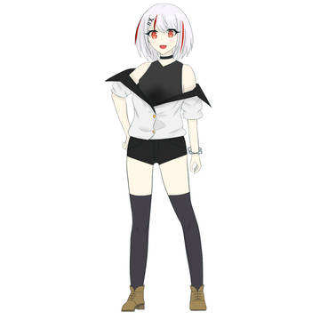 銀髪娘