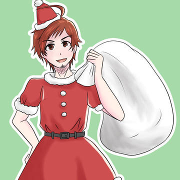 ミニスカサンタ輝