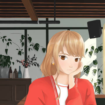 ...私の顔に何かついてるか？