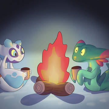 Not even a real fire