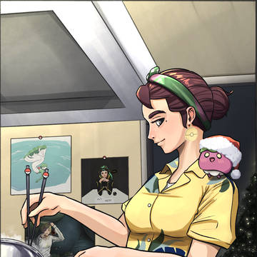 Christmas cooking