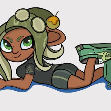 A relaxed octoling