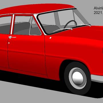 Simca Vedette & Shanghai SH760A