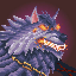Fenrir Pixelart Icon