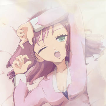 寝起きの女の子