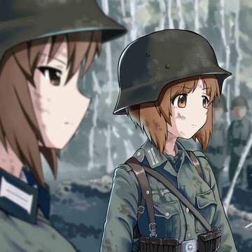 西住姐妹 Military Movie Art Series