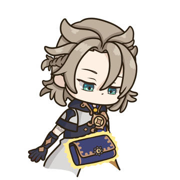 Albedo sticker: Take my Mora