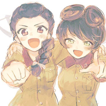 2021ガルパンの落書き