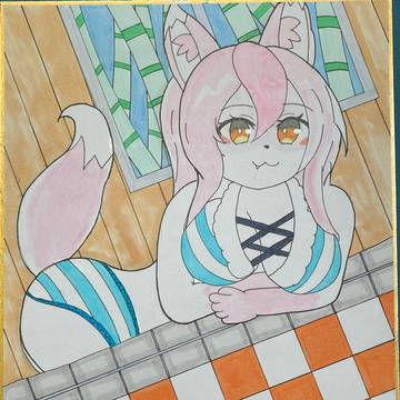 しましま水着なずなちゃん