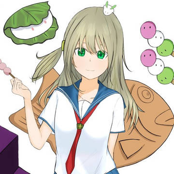 和菓子好きJK
